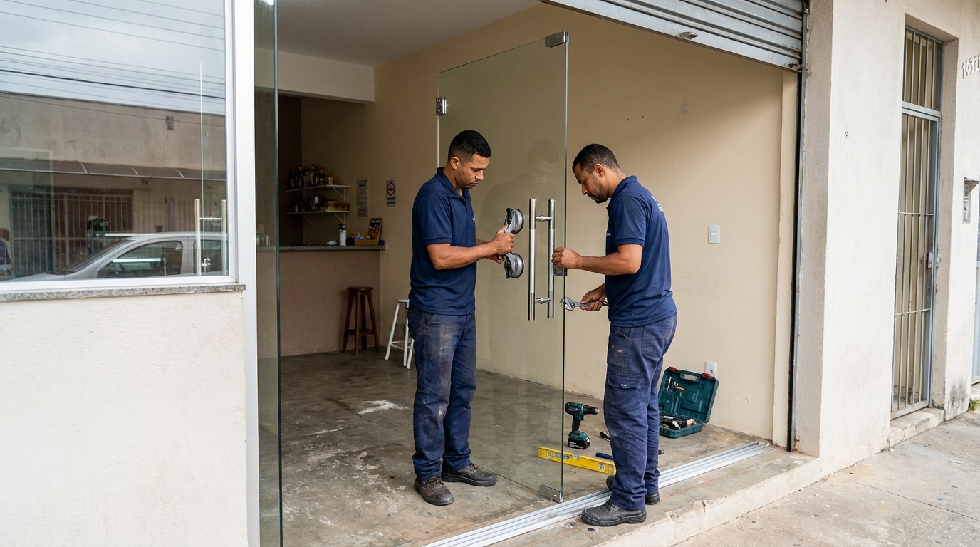 Portas em Vidro em Franca‑SP