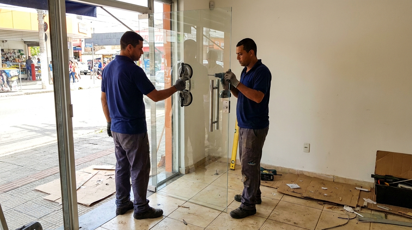 Portas em Vidro em Franca‑SP